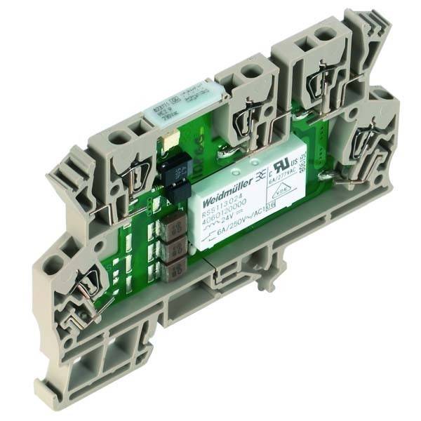 Weidmüller MCZ R 24VDC 5UAU Koppelrelais 24 V/DC 6 A 1 Wechsler 10 St.-1