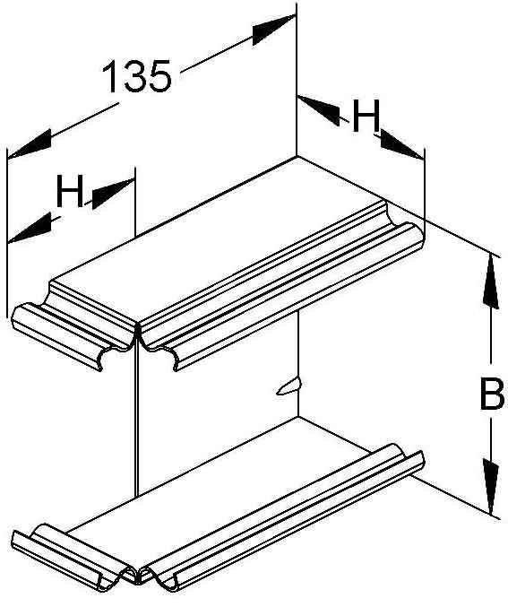 Niedax Außeneckeinsatz LUAE 60.150 R-0