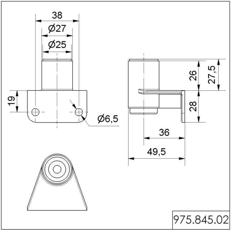 Werma Winkel für KS50 BK-1