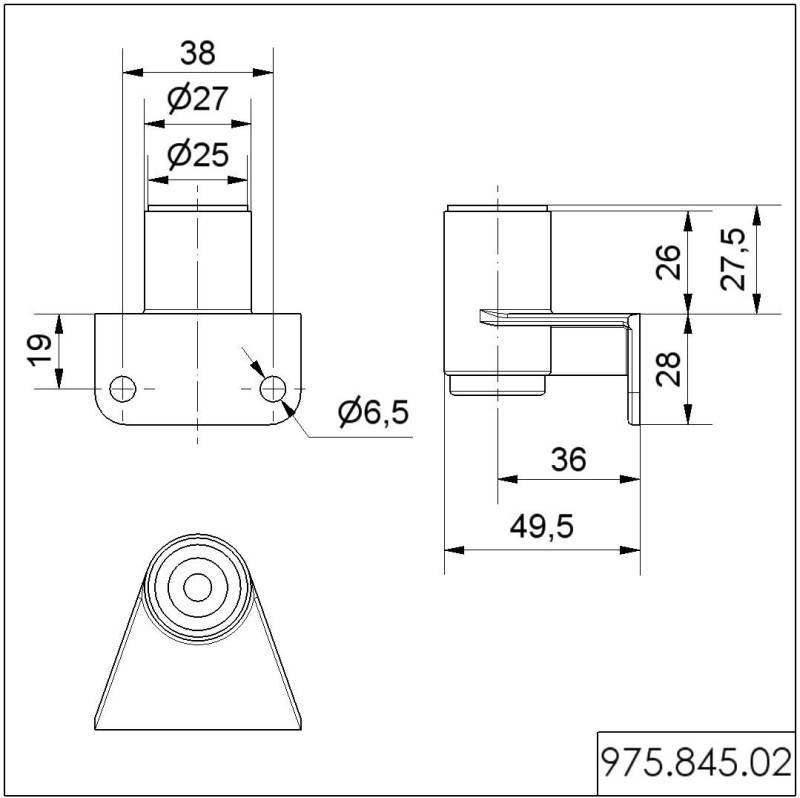 Werma Winkel für KS50 BK-2
