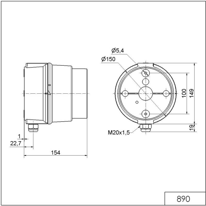 Werma LED Dauerleuchte 89012055-2