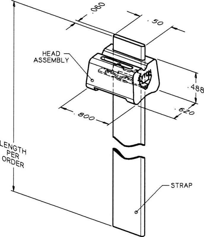 50 Stk. HellermannTyton Abstandshalter ELTYA-PP-B-3