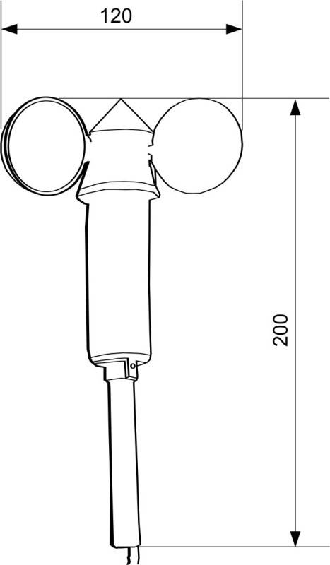 Doepke Windsensor SIWS 09500206 IP54 120 mm-1