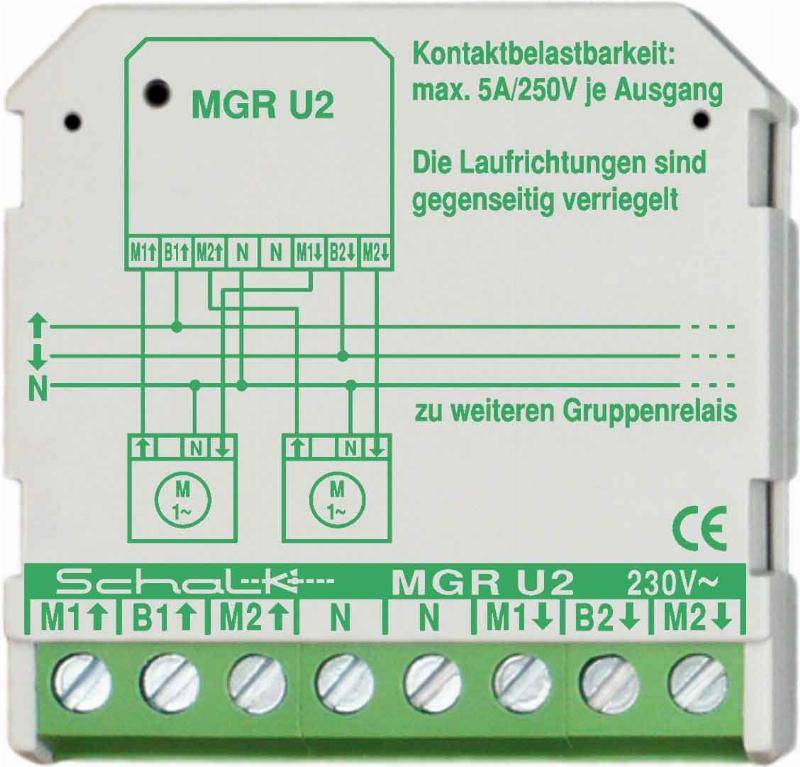Schalk Motor-Gruppen-Relais MGR U2-0