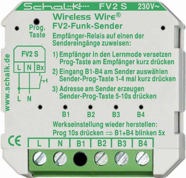 Schalk Funk-Sender UP FV2 S (230V AC)