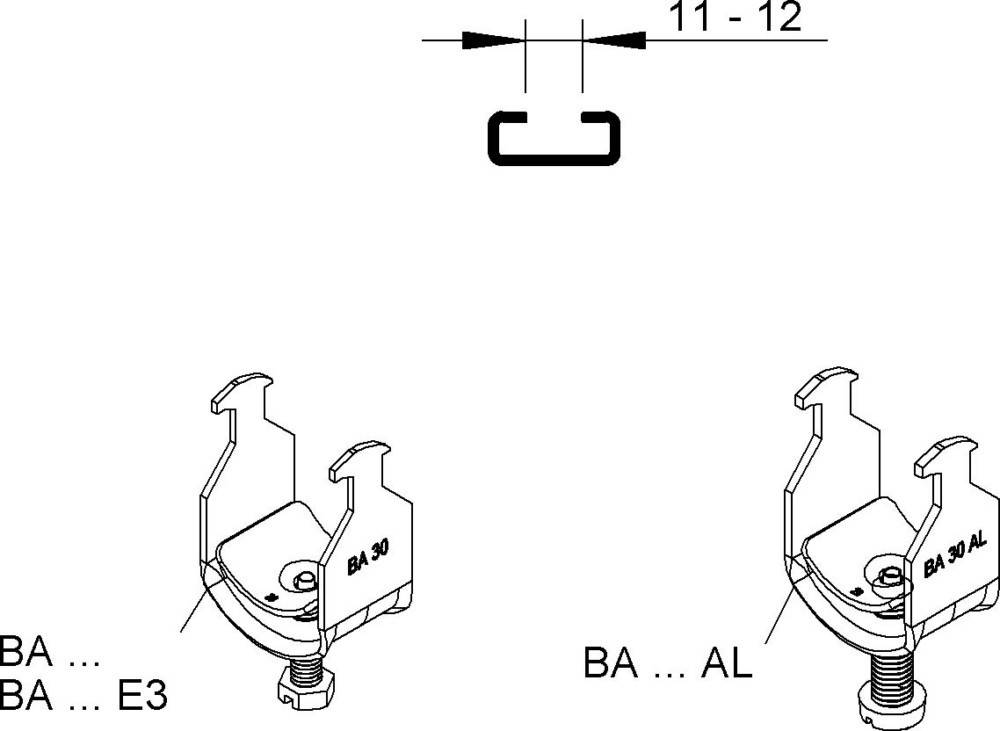 Niedax Bügelschelle BA 34 E3-2