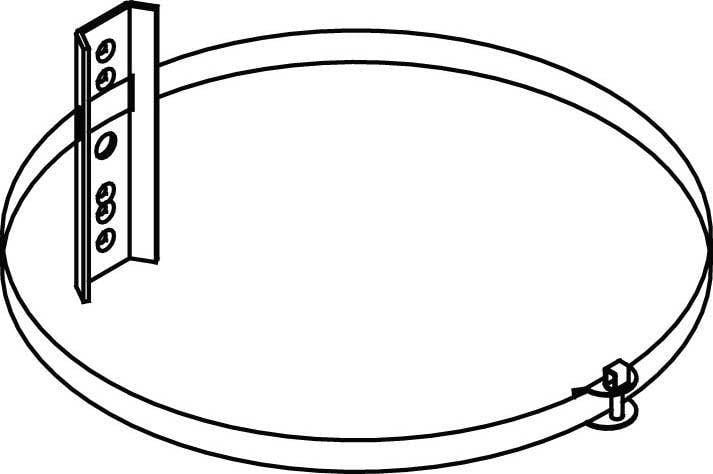 WHD Mastbefestigung MB1/2-0
