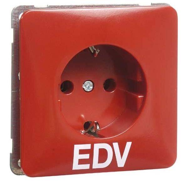 Peha Steckdose SCHUKO D 80.6611 ROT EDV-0