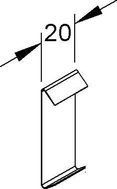 50 Stk. Niedax Halteklammer GKF 38-1