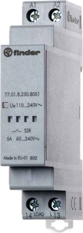 Finder Überlastrelais 77.01.8.230.8050 5 A Schaltspannung (max.): 240 V/AC 1 St.-2