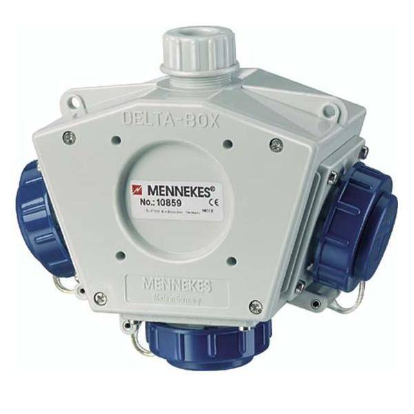 Mennekes DELTA-BOX 10859 grau IP68 Kunststoff