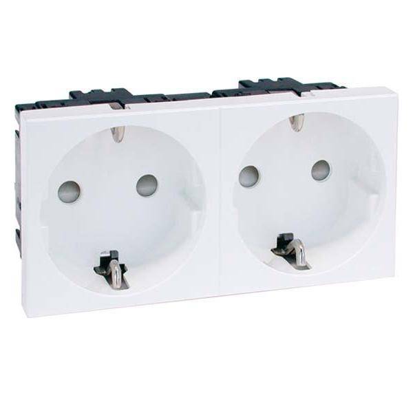 Peha SCHUKO-Steckdose 2-fach ws D 6212.02 EMS SI
