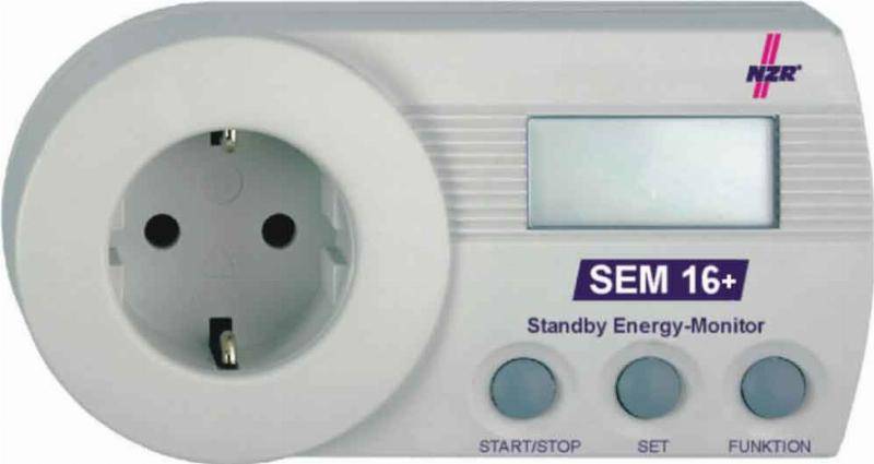 NZR Standby Energy-Monitor SEM-LOG 16+-0