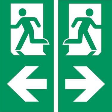 Ceag Notlichtsysteme Piktogrammscheibe 2-seitig