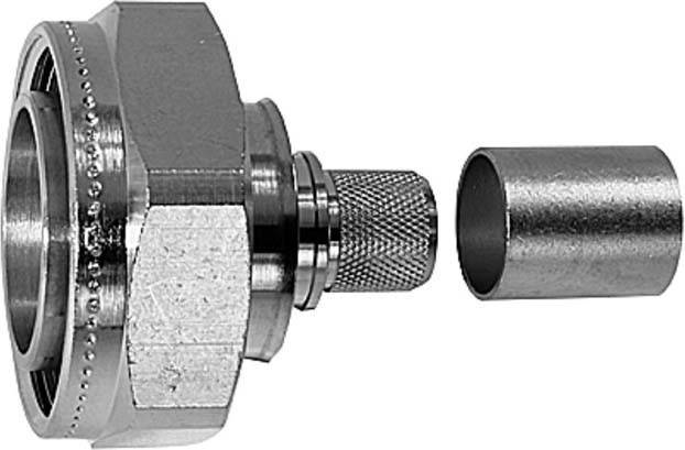 Telegärtner 100024414 100024414 7-16-DIN-Steckverbinder Stecker, gerade 50 Ω 1 St.-2