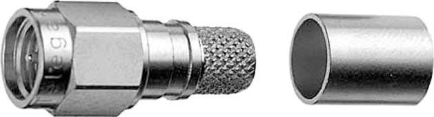 5 Stk. Telegärtner SMA-Kabelstecker cr/cr AU 100-1