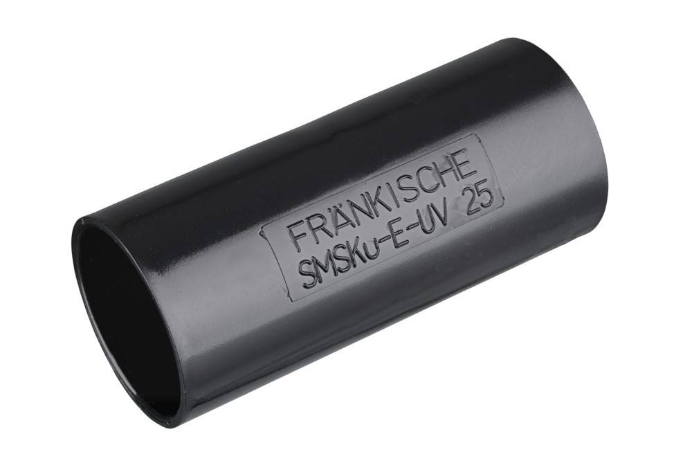Fränkische Rohrwerke 22551016 Muffe Schwarz 25 St.-1