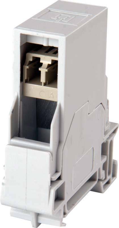 Telegärtner Karl Gärtner STX Tragschienen-Verbinder - Single- bzw. Monomode-Faser - Duplex-0
