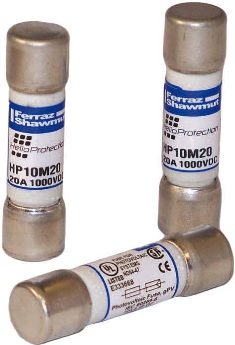 10 Stk. Mersen Sicherungseinsatz zyl. PV HP10M20-0