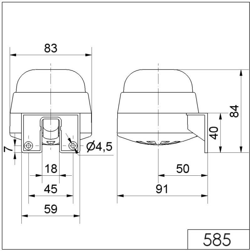 Werma Signalhupe 58500068-1