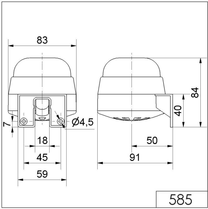 Werma Signalhupe 58500068-2