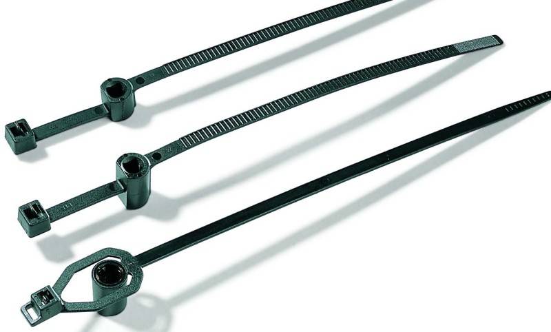 100 Stk. HellermannTyton Befestigungsbinder RT50R-1
