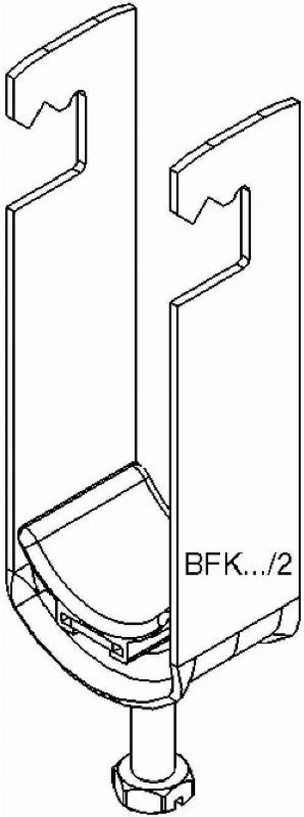 100 Stk. Niedax Bügelschelle BFK 30/2