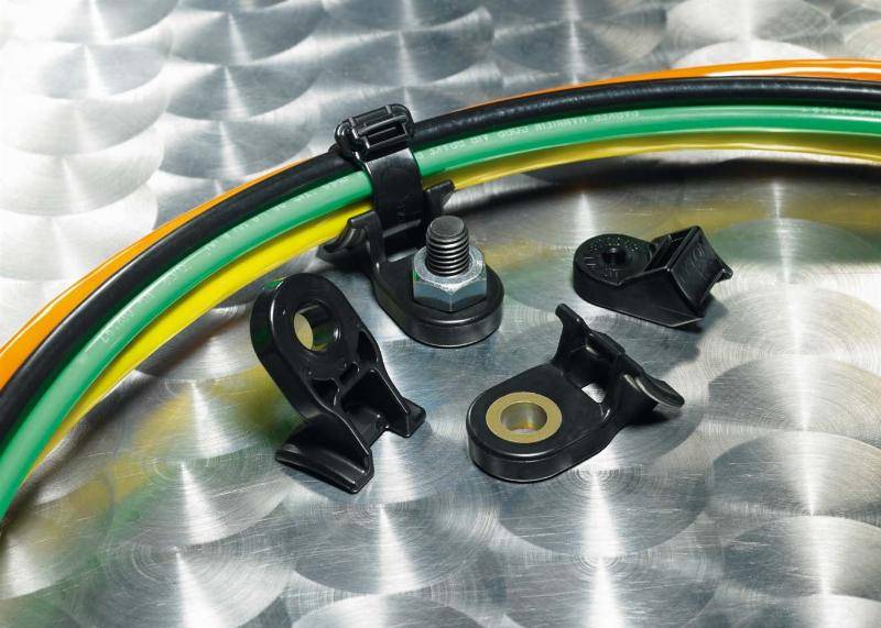 100 Stk. HellermannTyton Kabelhalter HDM25-0