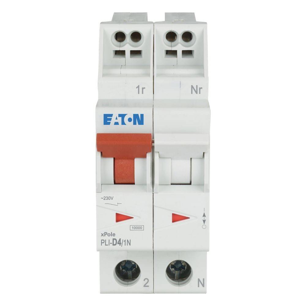Eaton Leitungsschutzschalter PLI-D4/1N-1