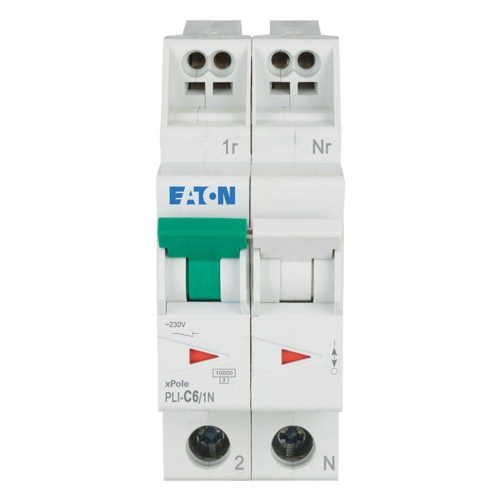 Eaton Leitungsschutzschalter PLI-C6/1N-1