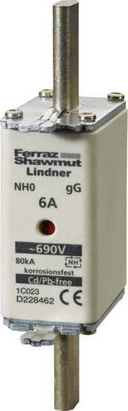 3 Stk. Mersen NH-Sicherungseinsatz SF NH0GG69V125-0