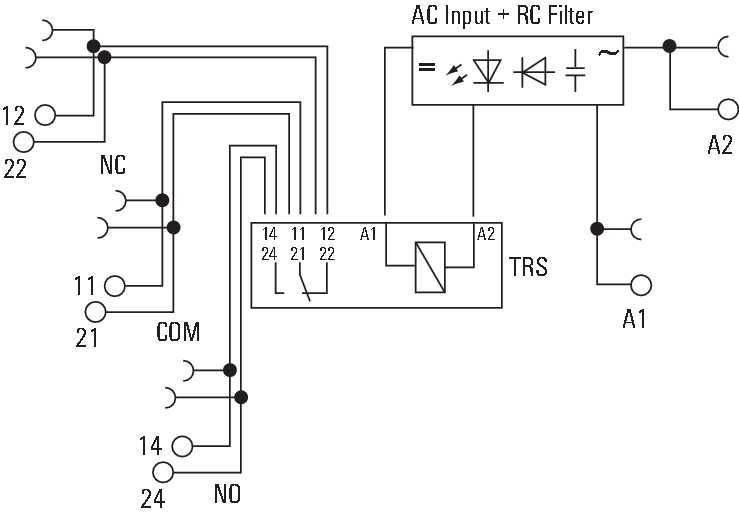 Weidmüller Schaltrelais TRS 230VAC RC 2CO-1