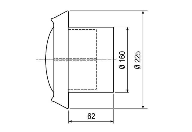 Maico Edelstahl-Tellerventil TM-V2A 16-2