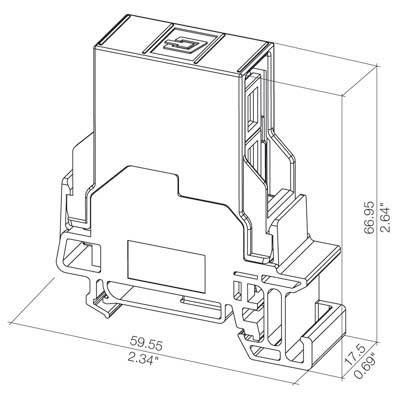 Weidmüller Tragschienen-Outlet IE-TO-SCD-SM-1