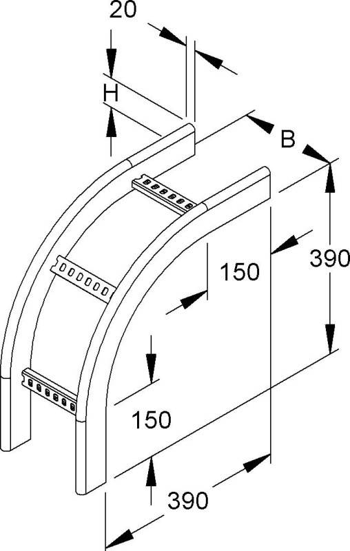 Niedax Fallstück KRCF 60.625 F-1