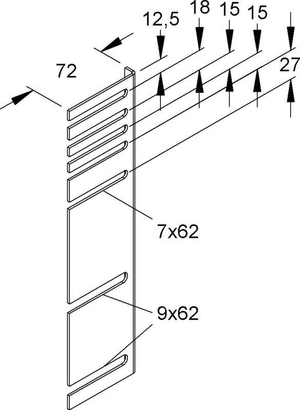 20 Stk. Niedax Stabilisierungsprofil GSP 133/133-1