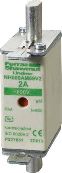 3 Stk. Mersen NH-Sicherungseinsatz SF NH000AM69V4-0