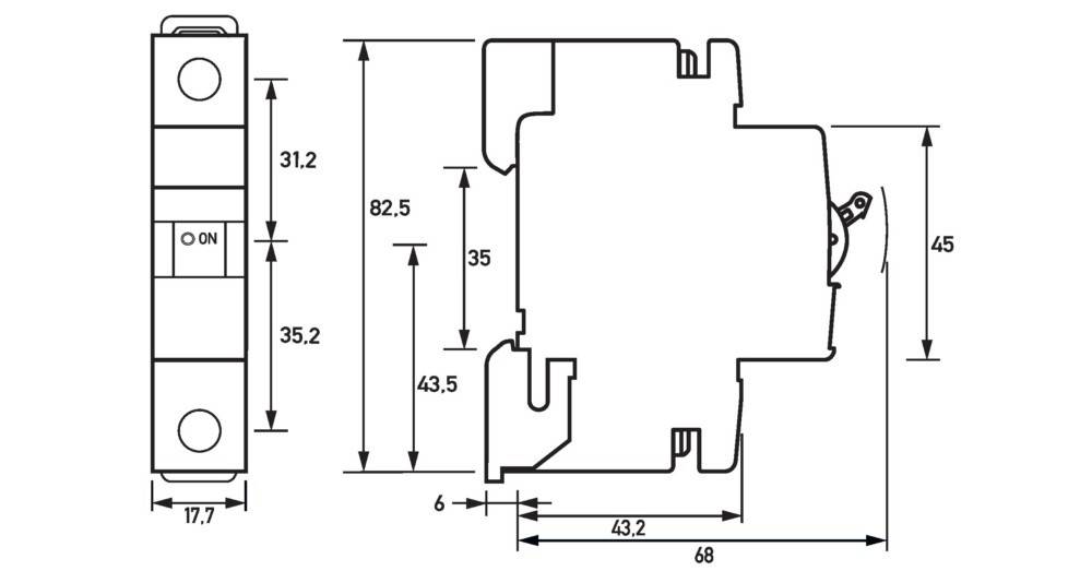 Doepke Leitungsschutzschalter DLS 6I C16-1 10KA-4