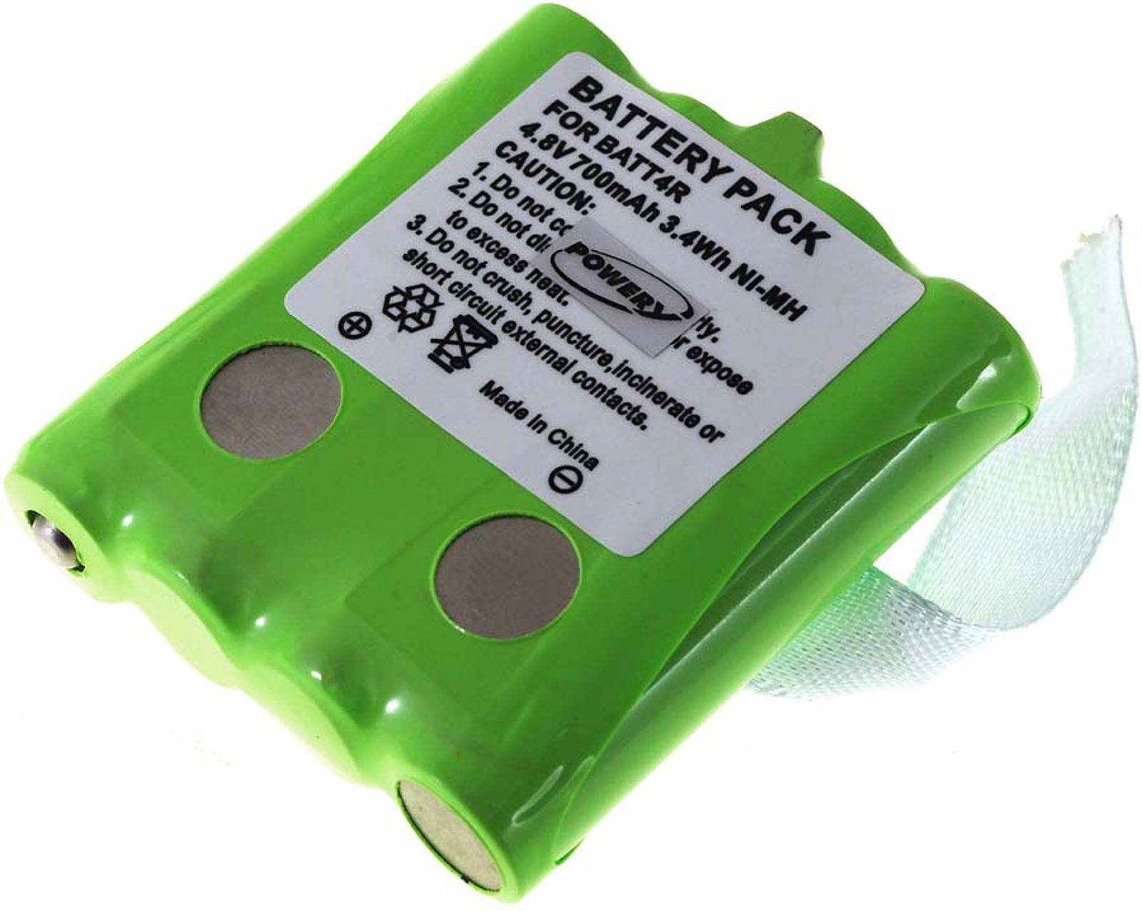 Akku für Midland Typ BATT-4R, 4,8V, NiMH-3