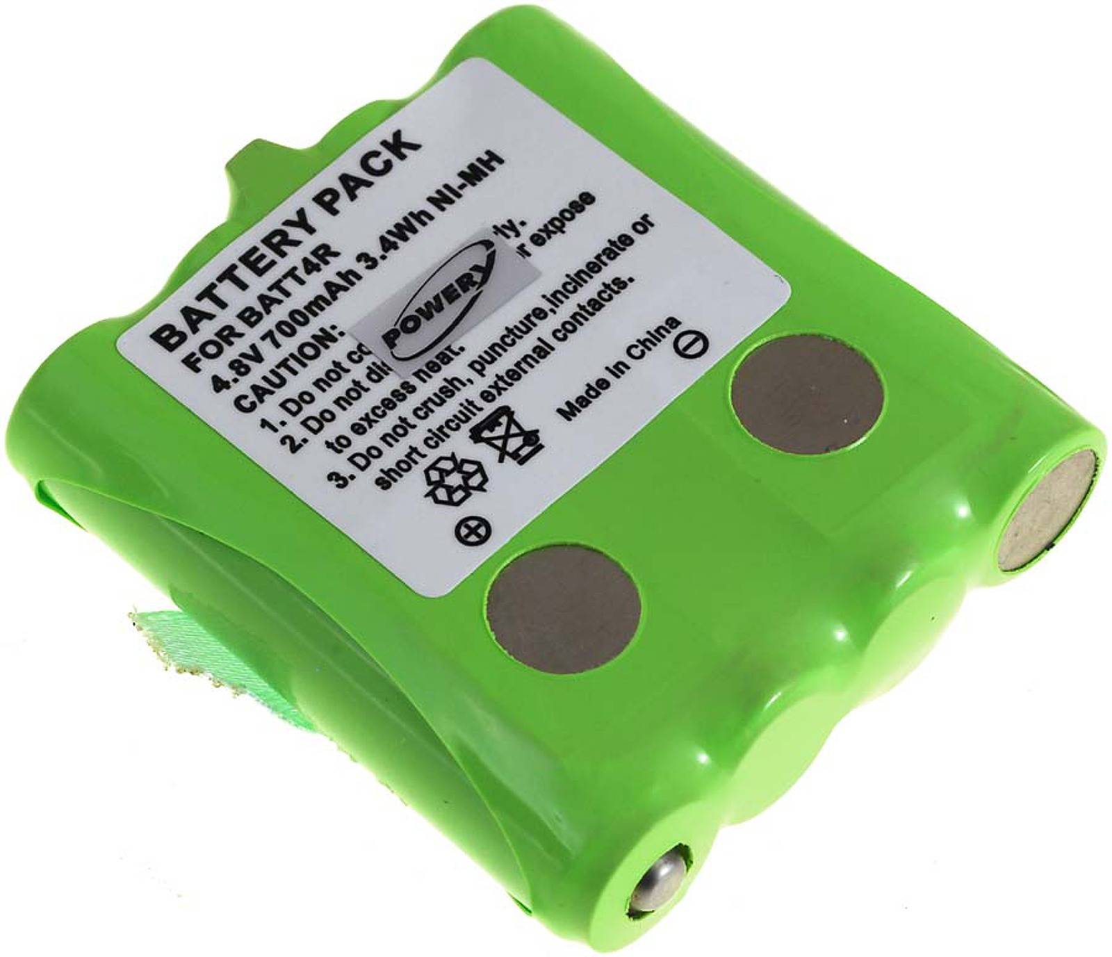 Akku für Midland Typ BATT-4R, 4,8V, NiMH-4