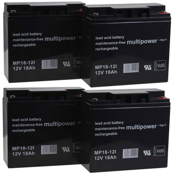 Powery Ersatzakku für USV APC Smart-UPS 3000, 12V, Lead-Acid