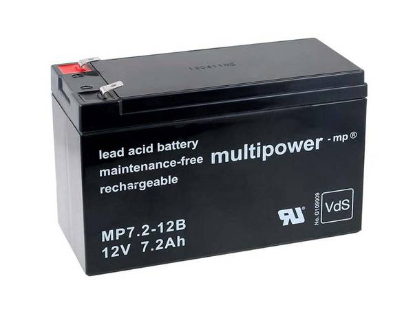 Powery Ersatzakku für USV APC Back-UPS ES 700, 12V, Lead-Acid