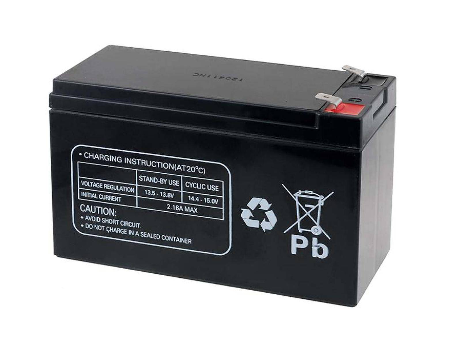 Powery Ersatzakku für USV APC Back-UPS ES 700, 12V, Lead-Acid-1