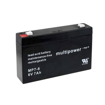 Powery Ersatzakku für USV APC Smart-UPS SC450RMI1U, 6V, Lead-Acid