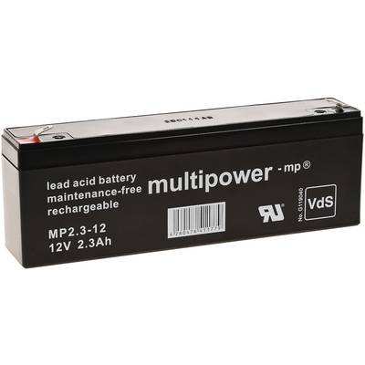 Powery Bleiakku (multipower) kompatibel zu MP2.2-12 Vds, 12V, Lead-Acid