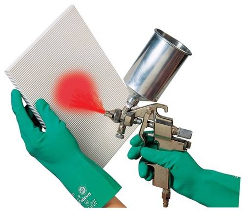 Nitril-Handschuh "Camatril 730" - grün - Kat. 3 - KCL - Größe 9 - VE 10 Paar - Preis per VE-0