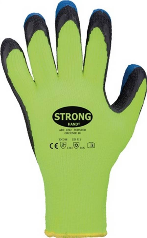 Kälteschutzhandschuh Forster Gr.9 neon-gelb/blau EN 388,EN 511 PSA II