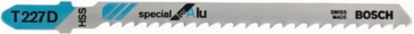 Stichsägeblatt T 227 D Bosch VE à 5 Stück Special for Alu - Artikel: 3165140007320