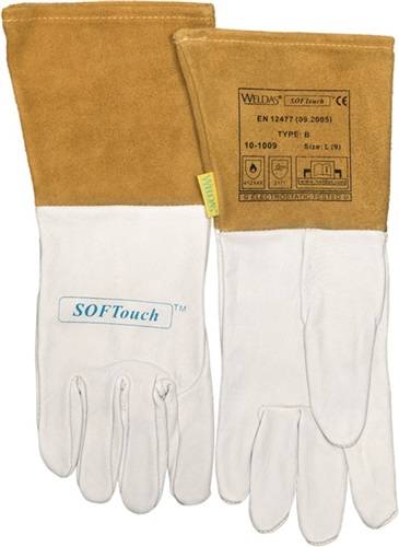 Schweißerhandschuhe Gr.XXL (10,5) natur/orangeEN 388,EN 12477,EN 1149-2 10 PA-0