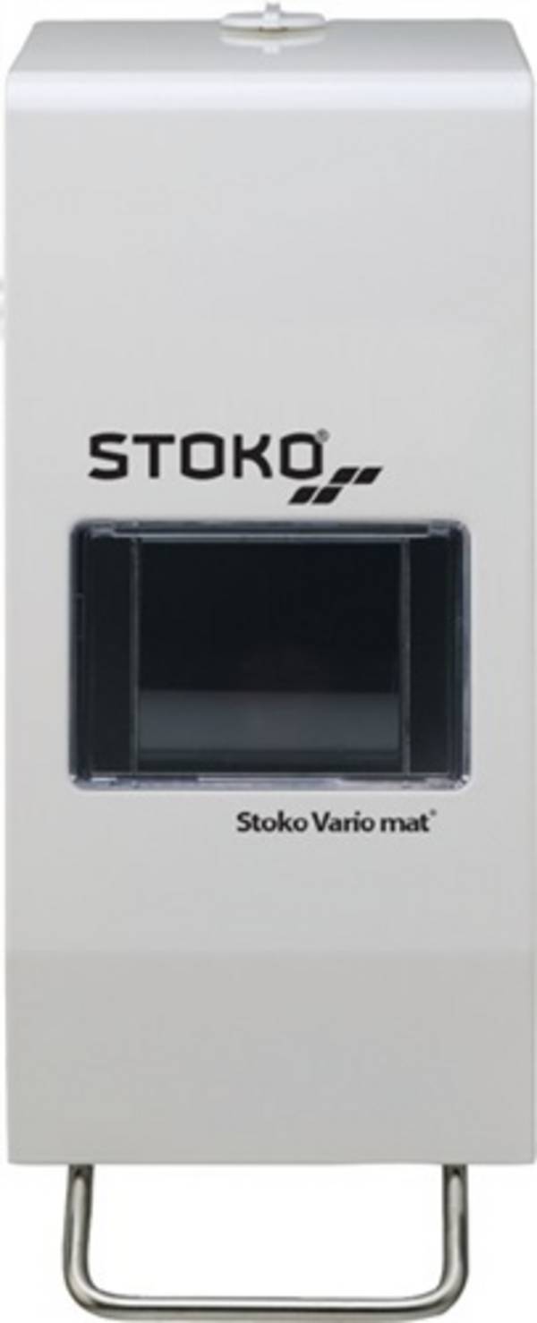PN89741X10 Stoko Vario mat Spender 1000 - 2000 ml, Spender, weiß, Edelstahl lackiert